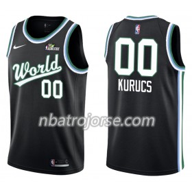 Män Brooklyn Nets Tröja Rodions Kurucs 00 Nike 2019 Rising Star Swingman